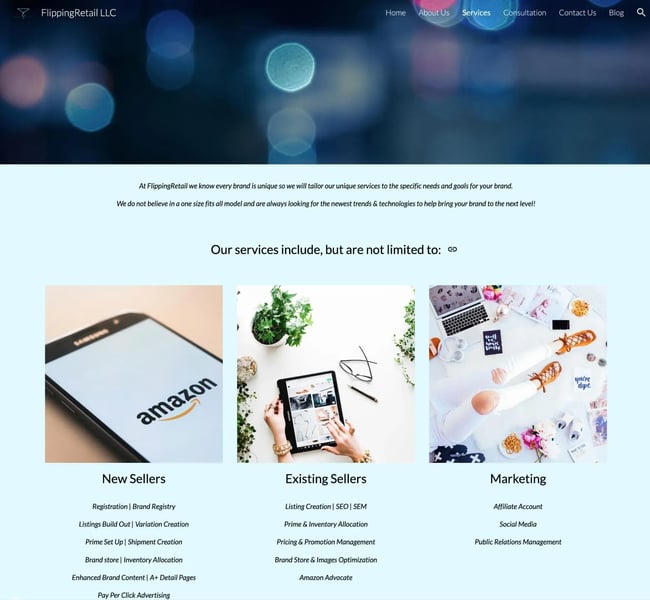 the flipping retail website.